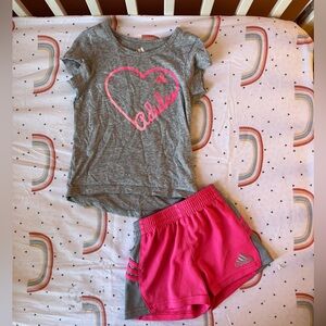 Adidas Baby Girl Matching Set